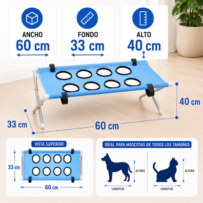 Mesa Plegable de Aseo y Baño para Mascotas