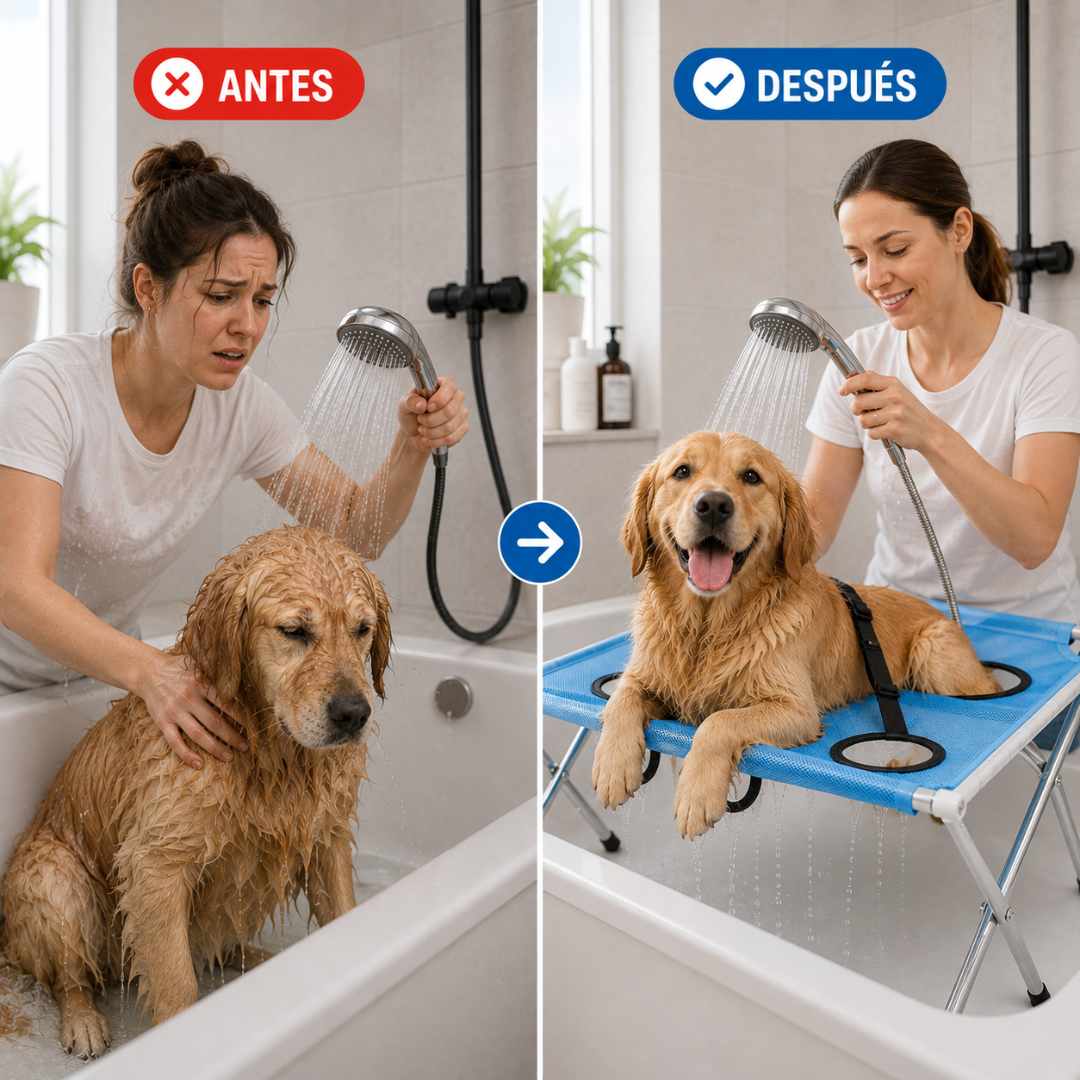 Mesa Plegable de Aseo y Baño para Mascotas