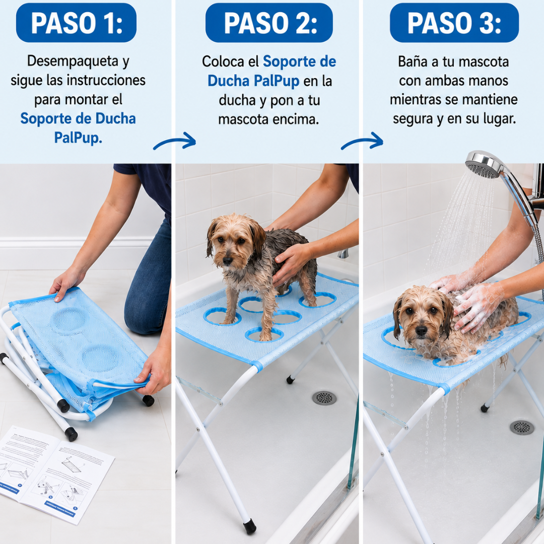 Mesa Plegable de Aseo y Baño para Mascotas